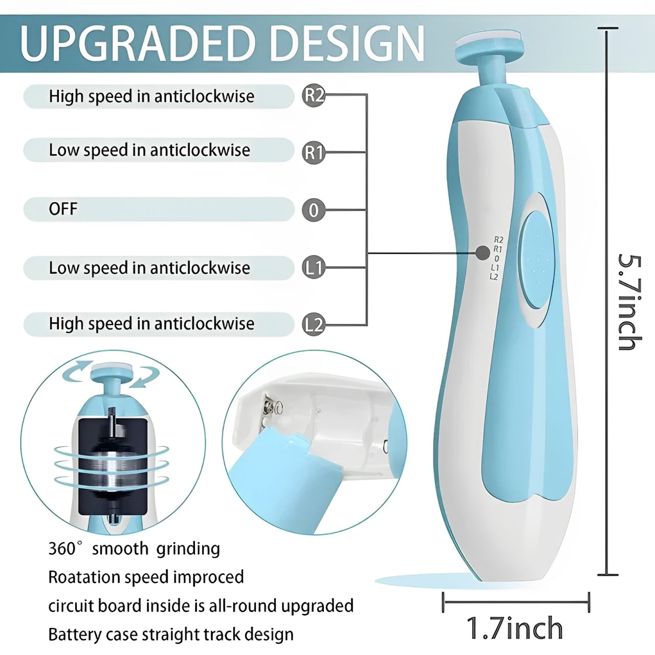 Baby Nail Trimmer with Light