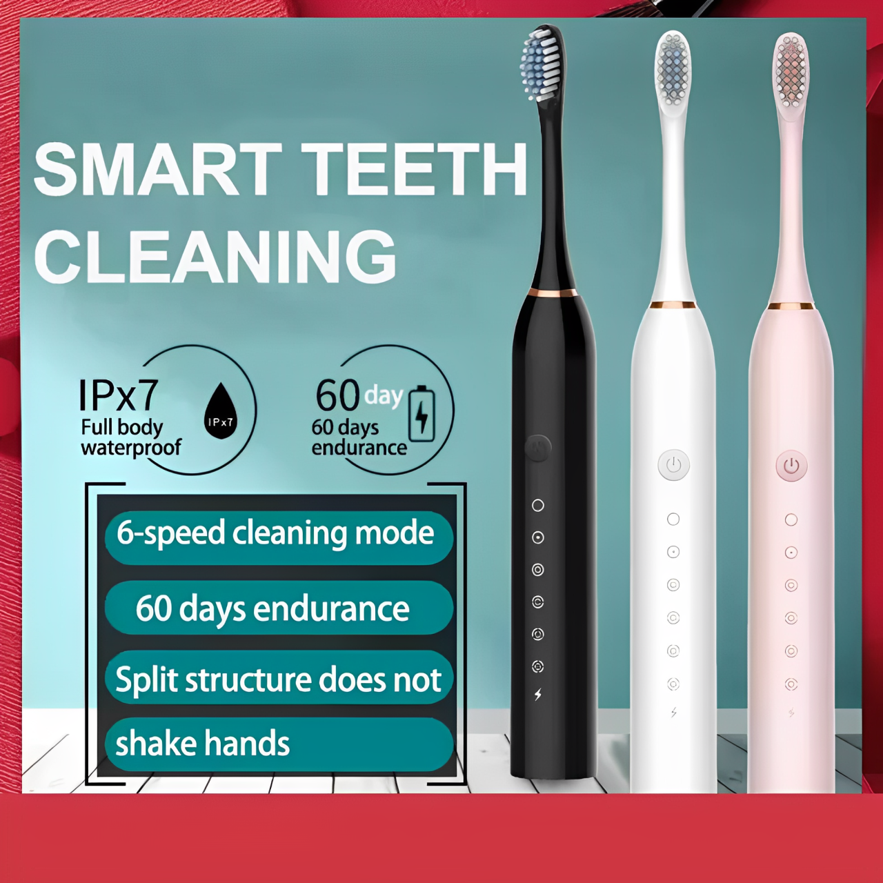Smart Electric Toothbrush™ for Teeth & Gums Care