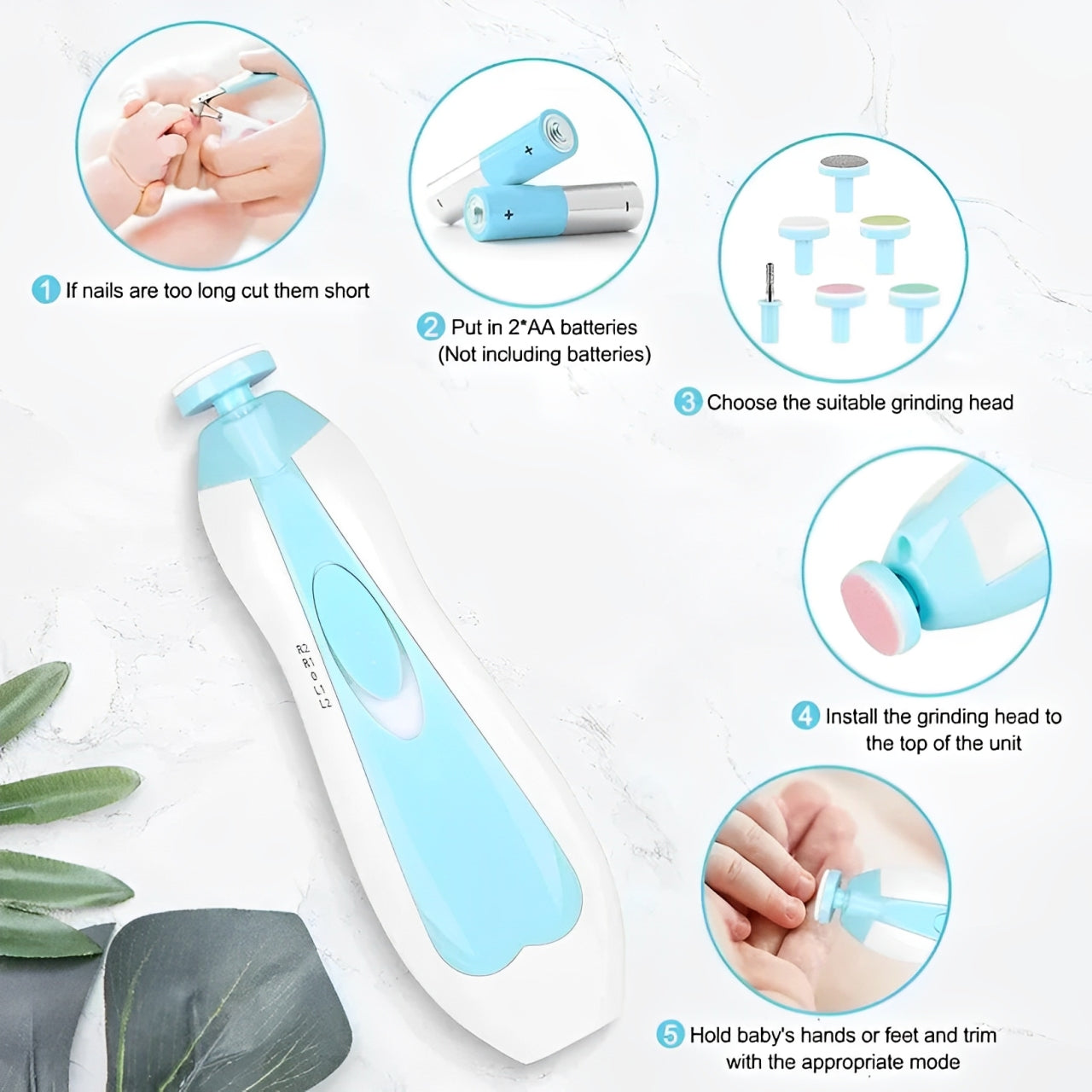 Baby Nail Trimmer with Light